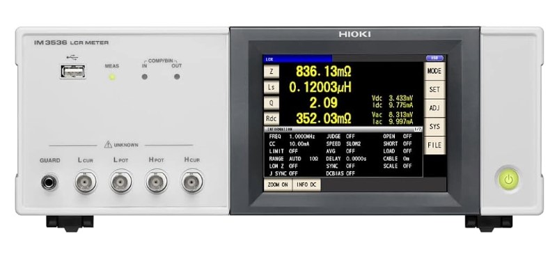 Hioki IM3536 LCR Meter, 4 Hz to 8 MHz