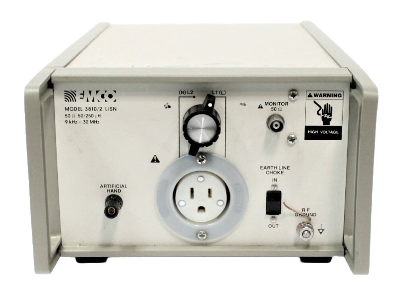 EMCO 3810/2 LISN / Line Impedance Stabilization Network, 9 kHz - 30 MHz