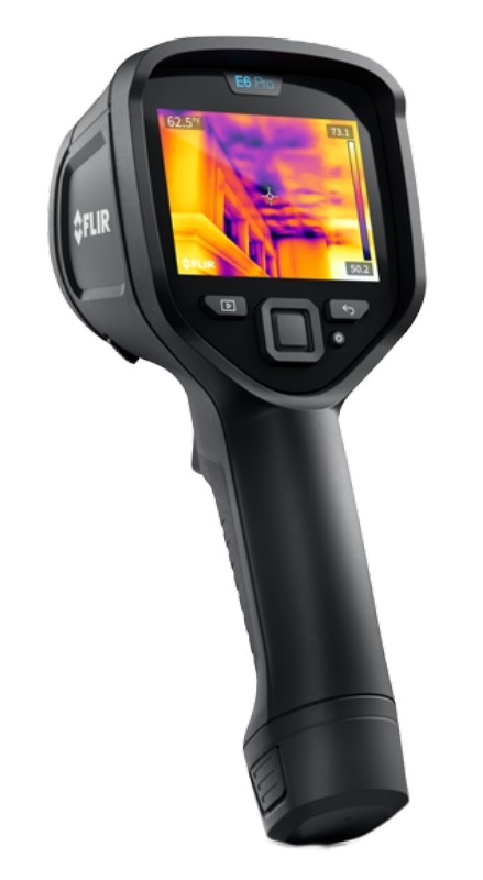 Flir E6 PRO Infrared Thermal Camera, 240 x 180 pixels, -20 to 550 C
