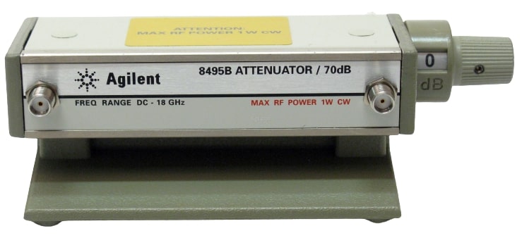 Keysight / Agilent 8495B Attenuator, Manual, DC to 18 GHz, 0 to 70 dB, 10 dB steps
