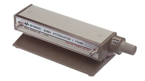 Keysight / Agilent 8496A Step Attenuator, DC - 4 GHz, 0 - 110 dB in 10 dB Steps