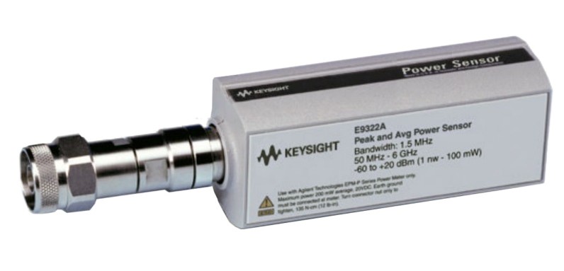 Keysight / Agilent E9322A Power Sensor, Peak & Average, 50 MHz - 6 GHz