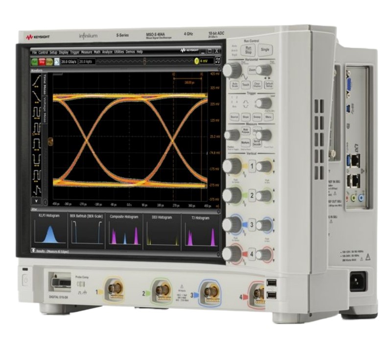 Keysight / Agilent MSOS404A Mixed Signal  Oscilloscope, 4 GHz, 20 GSa/s, 4 Ch., 16 Digital Ch.