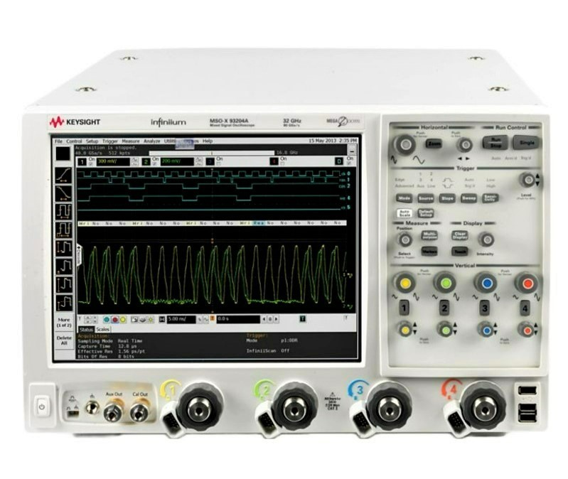 Keysight / Agilent MSOX93204A Oscilloscope, 33 GHz, 80 GSa/s or 40 GSa/s, 4 Ch.