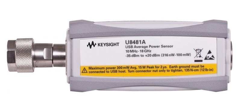 Keysight / Agilent U8481A USB Thermocouple Power Sensor, 10 MHz - 18 GHz, -35 to +20dBm