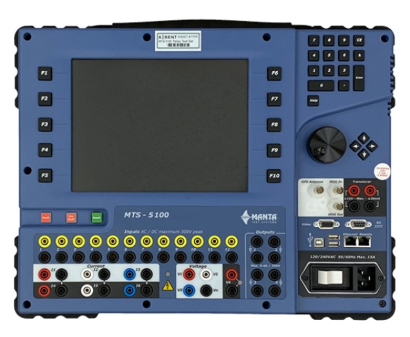 MANTA Test Systems MTS-5100 Protective Relay Test System