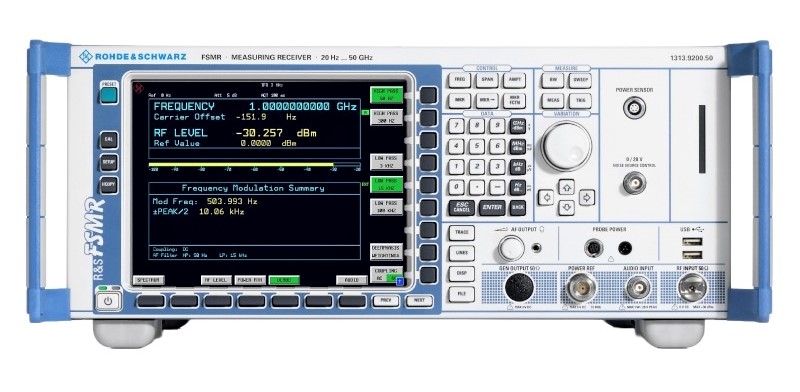 Rohde & Schwarz FSMR50 Measuring Receiver, 20 Hz - 50 GHz, -140 dBm - +30 dBm