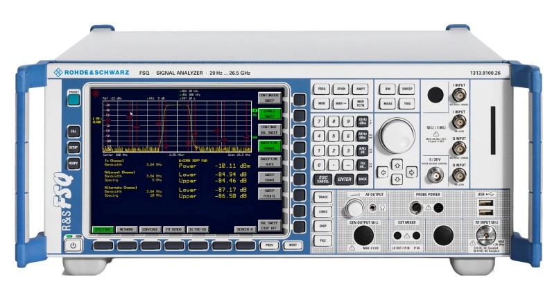 Rohde & Schwarz FSQ26 Signal Analyzer, 20 Hz - 26.5 GHz