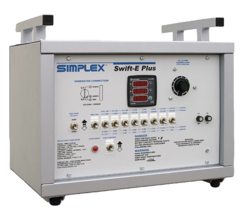 Simplex SWIFT-E PLUS Portable AC Load Bank, 15kW