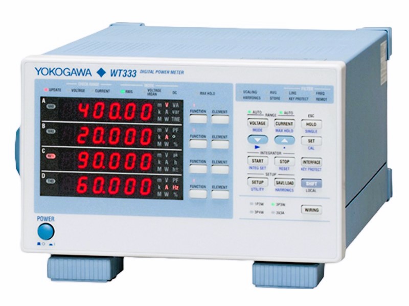 Yokogawa WT333 Digital Power Meter, DC - 100 kHz, 20A, 3 Ch.