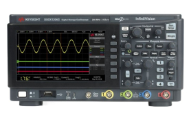 Keysight / Agilent DSOX1204G Oscilloscope, 70/100/200 MHz, 4 Analog Channels, w/Built-in Waveform Generator