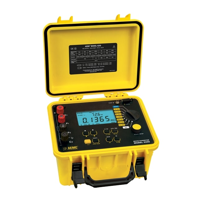 AEMC 6250 Micro-Ohmmeter, 10A