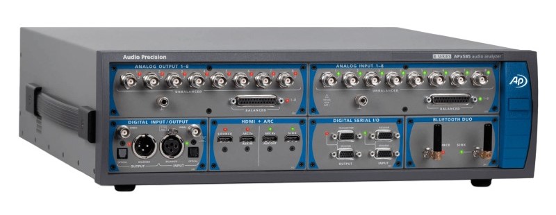 Audio Precision APX582B Audio Analyzer, 8 Channel in, 2 Channel out