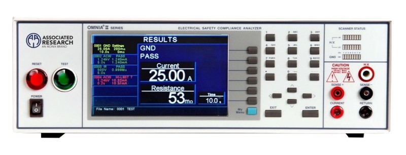 Associated Research OMNIA II 8256 Electrical Safety Compliance Analyzer, 6-in-1