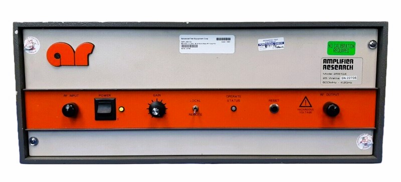 Amplifier Research 25S1G4 Microwave Amplifer, 0.8 - 4.2 GHz, 25W