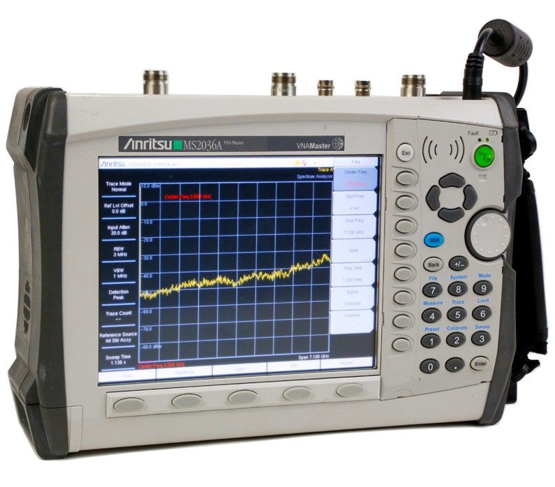 Anritsu MS2036A VNA Master, Network Analyzer, 2 MHz - 6 GHz