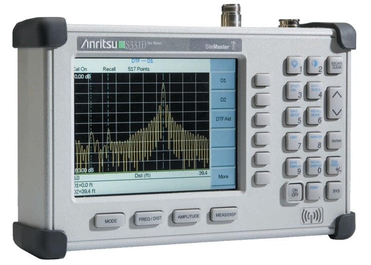 Anritsu S331D Sitemaster, Cable/Fault Locator, 25 MHz - 4000 MHz