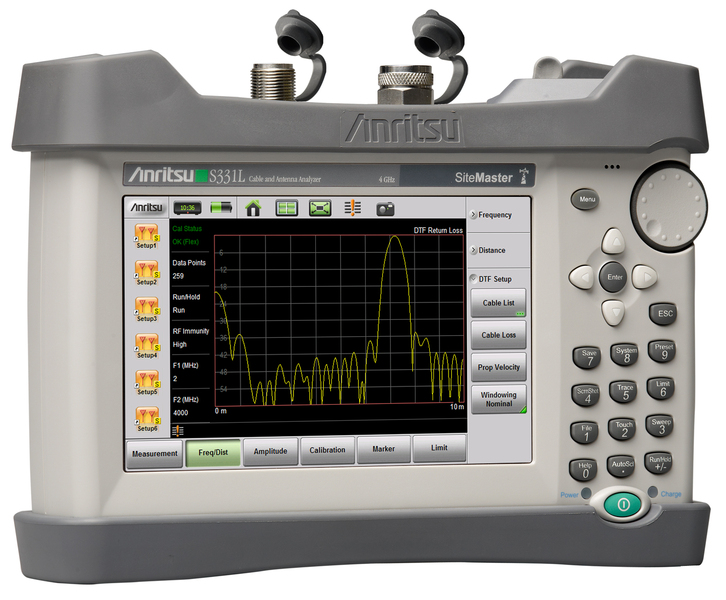 Anritsu S331L Sitemaster, Cable & Antenna Analyzer, 2 MHz to 4 GHz