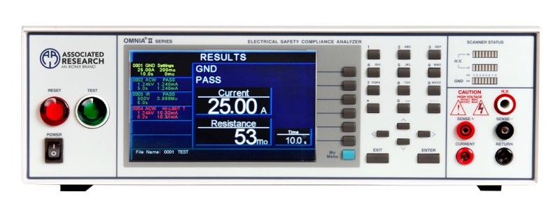 Associated Research OMNIA II 8256 Electrical Safety Compliance Analyzer, 6-in-1