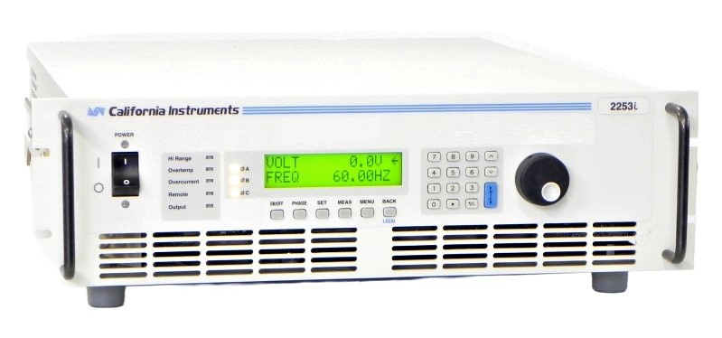 California Instruments 2253IX AC and DC Source and Power Source, 2250VA, 1 and 3 Phase