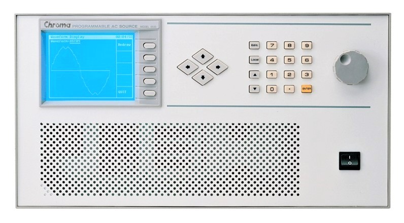 Chroma 6520 AC Source, 2KVA, 0-300V, 15 - 2 kHz, 1 Phase