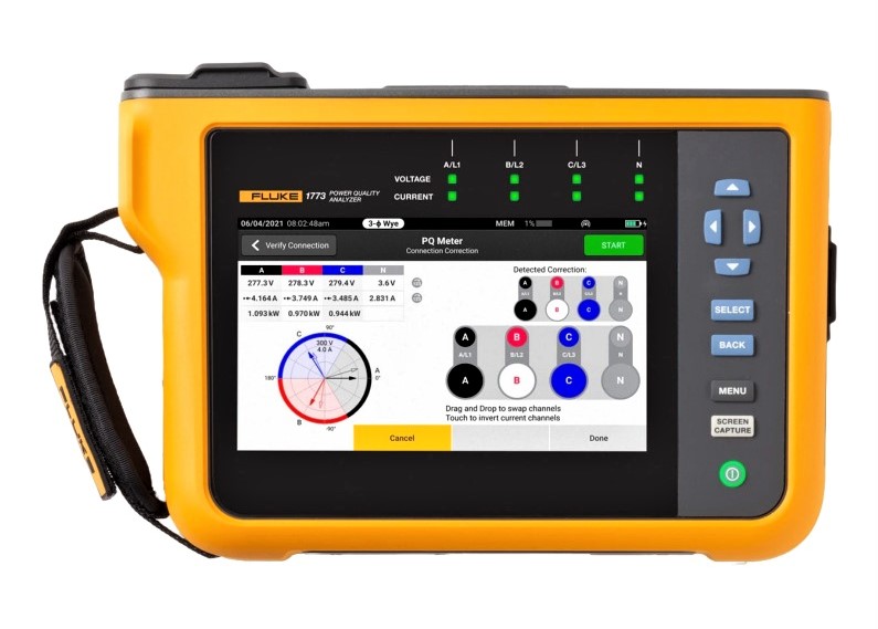 Fluke 1775 Three Phase Power Quality Analyzer