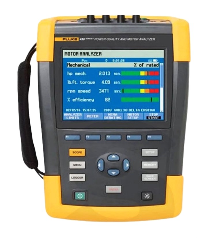 Fluke 438-II Power Quality and Motor Analyzer