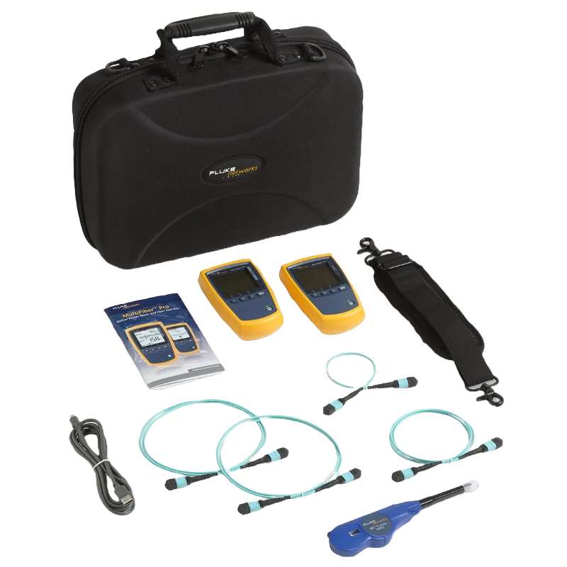 Fluke MFTK1200 Multifiber Pro Optical Power Meter and Fiber Tester
