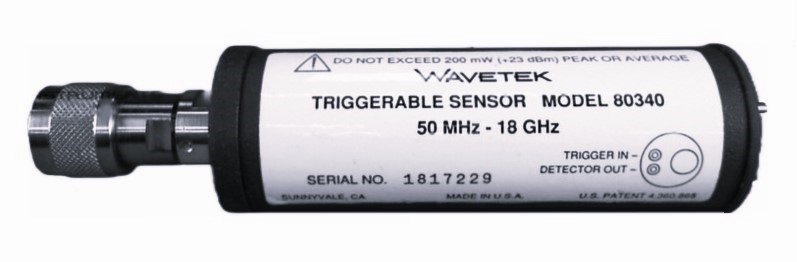 Gigatronics 80340 Triggerable Pulse Sensor, 50 MHz - 18 GHz, +20 dBm to -20 dBm