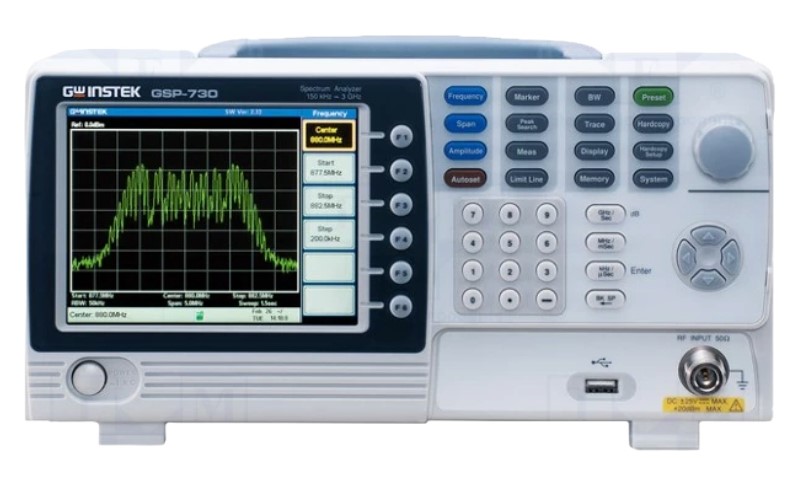 Instek GSP-730 Spectrum Analyzer, 150kHz to 3GHz