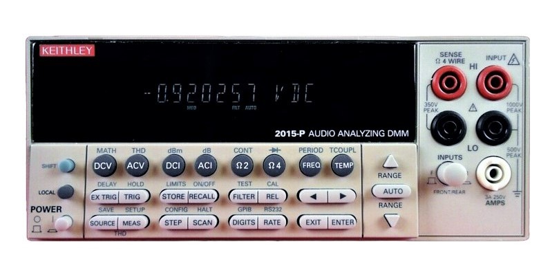 Keithley 2015-P Audio Analyzing Multimeter, 6.5 Digits