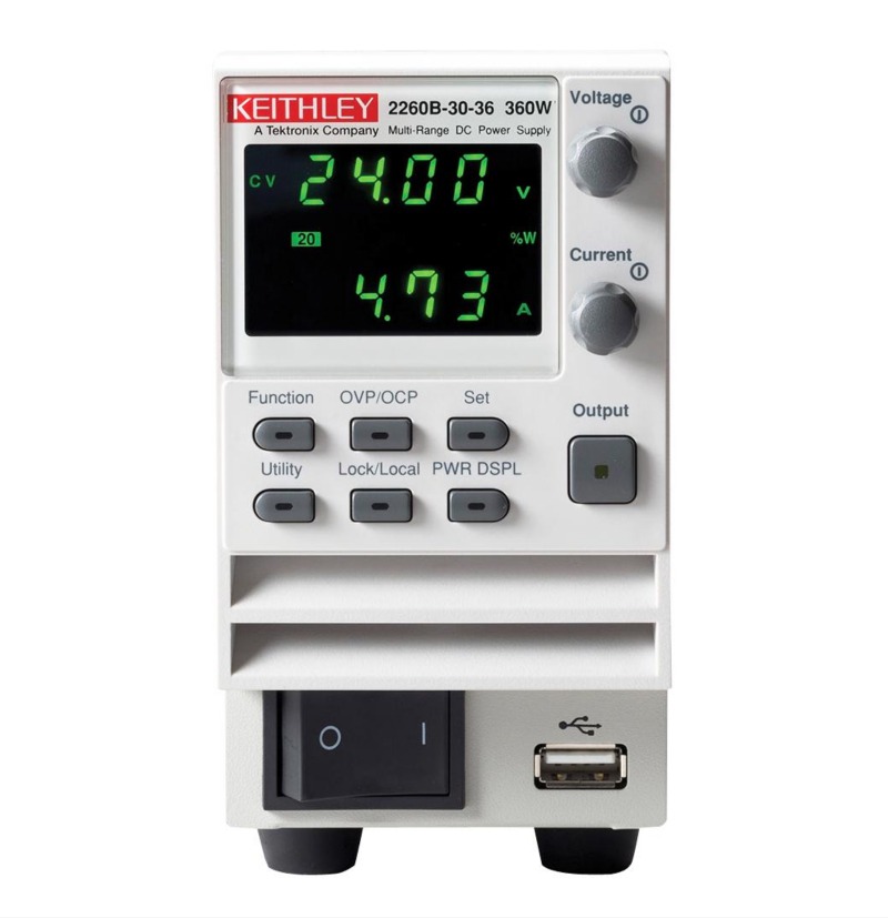 Keithley 2260B-800-1 Programmable DC Power Supply,  800V, 1.44A, 360W
