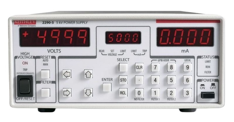 Keithley 2290E-5 DC Power Supply, 50V to 5kV, 0 to 5 mA (240V Input)