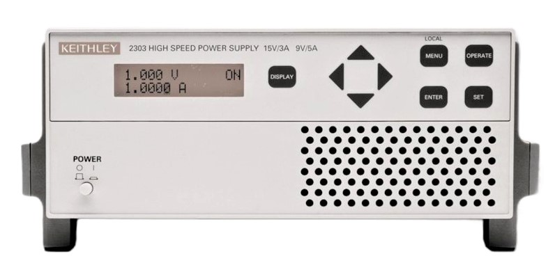 Keithley 2303 High Speed DC Power Supply, 0-15V, 3A or 0-9V, 5A, 45W 
