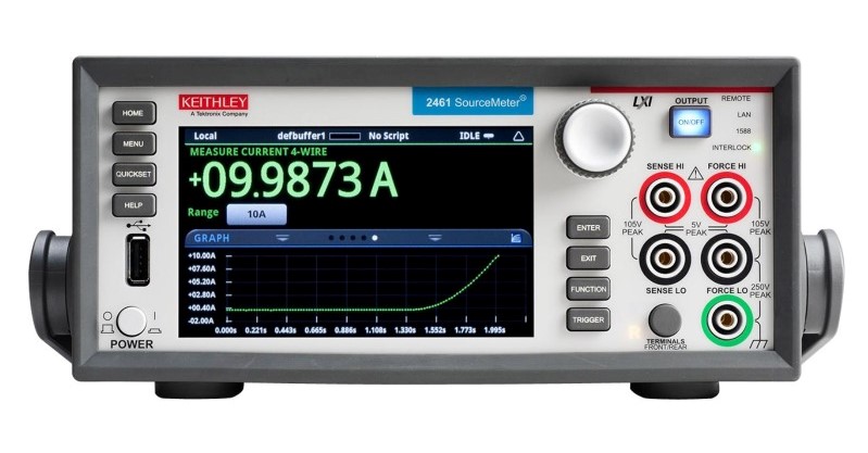 Keithley 2461 SourceMeter, 105V, 7A, 100W, 100V, 10A Pulse, 1000W