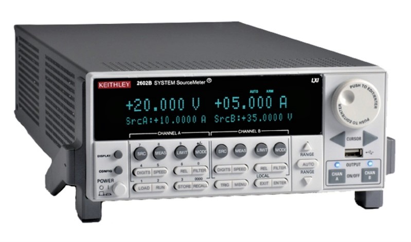Keithley 2602B SourceMeter, 10A DC, 40V, 200W, 100fA / 100nV, 2 Ch.
