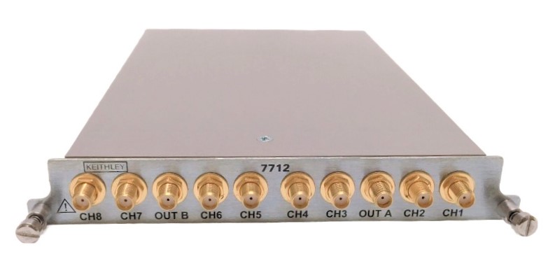 Keithley 7712 RF Switching Module, Dual 1x4, 3.5 GHz, 50 Ohm