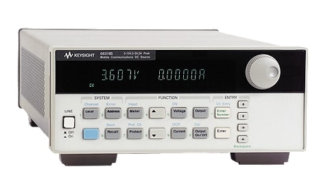 Keysight / Agilent 66311D Mobile Communications DC Source w/ DVM, 15V, 3A