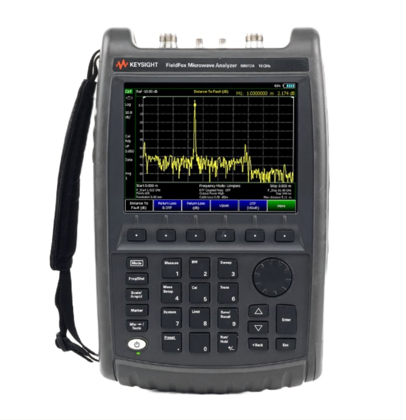 Keysight / Agilent N9917A FieldFox Handheld RF & Microwave Combination Analyzer, 30 kHz - 18 GHz