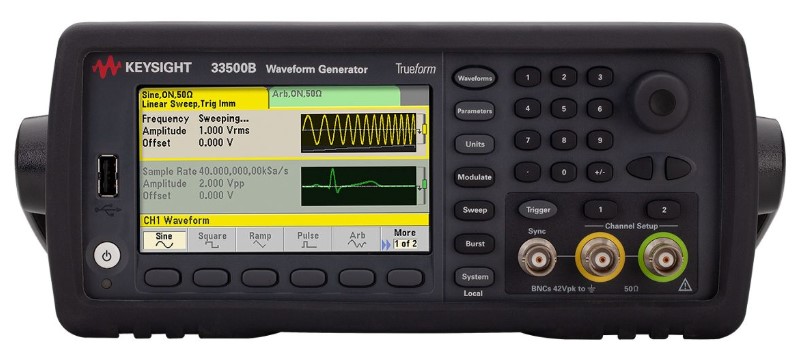 Keysight / Agilent 33510B Waveform Generator, 20 MHz, 2-Channel