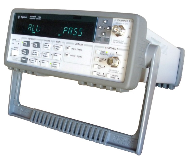 Keysight / Agilent 53181A RF Frequency Counter, 10 digit/sec.