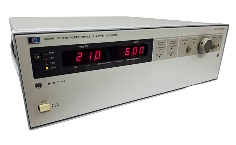 Keysight / Agilent 6034A Power Supply, 60V, 10A, 200W