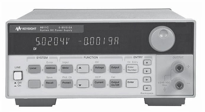 Keysight / Agilent 6611C Power Supply, 8V, 5A, 40W