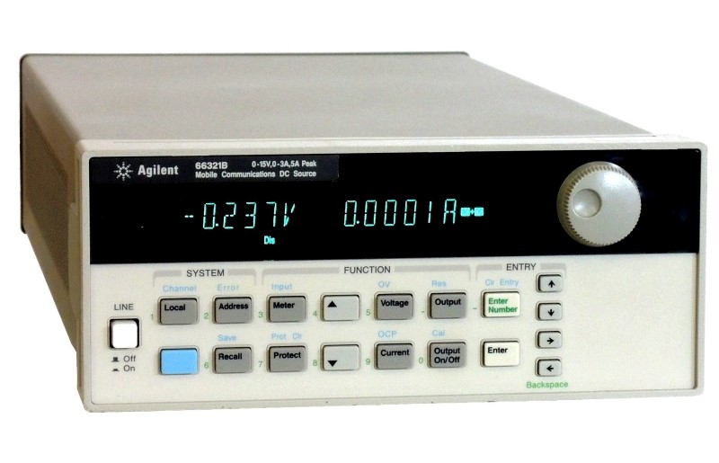 Keysight / Agilent 66321B Mobile Communications DC Source (w/ Battery Emulation), 15V, 3A