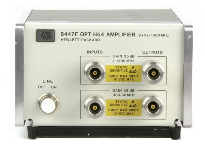 Keysight / Agilent 8447F Preamplifier / Power Amplifier, 100 kHz - 1.3 GHz