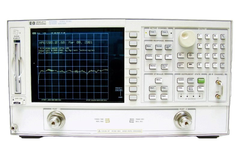 Keysight / Agilent 8720D Network Analyzer, 50 MHz  - 20 GHz