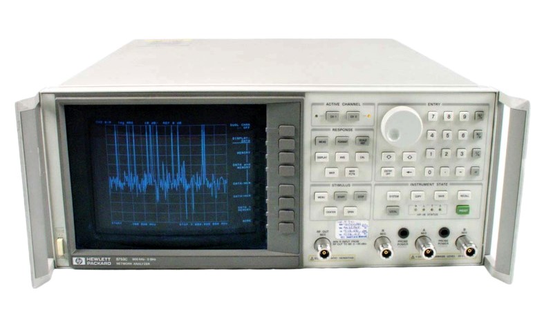 Keysight / Agilent 8753C Network Analyzer, 300 kHz - 3 GHz (or 6 GHz)