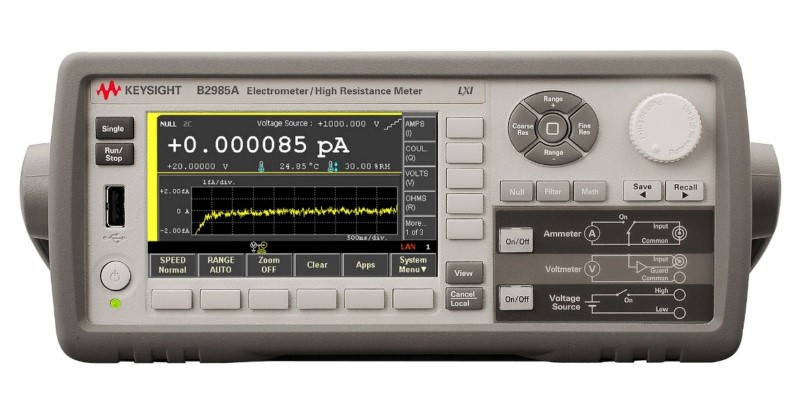 Keysight / Agilent B2985A Electrometer/High Resistance Meter, 0.01fA