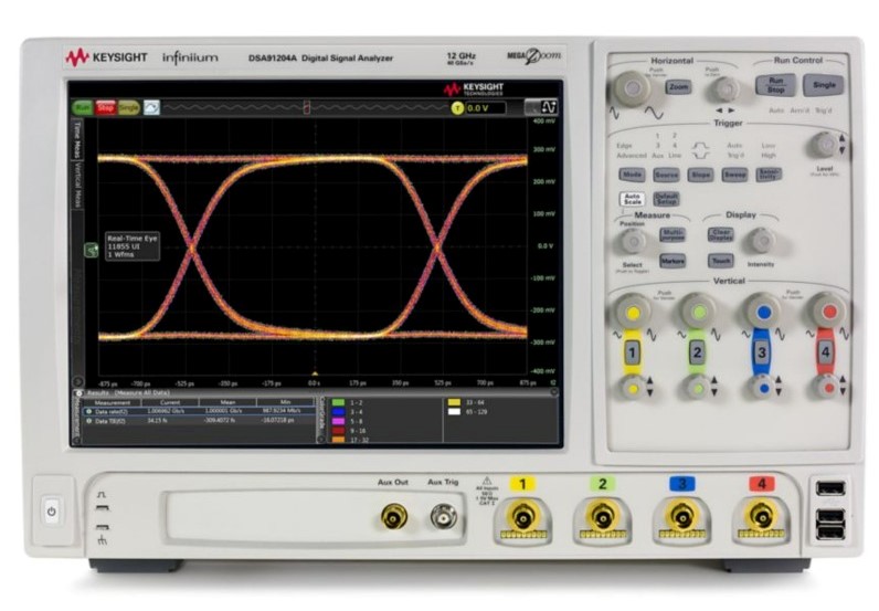 Keysight / Agilent DSA91204A Oscilloscope, 12GHz, 4 Ch., 40 GSa/s