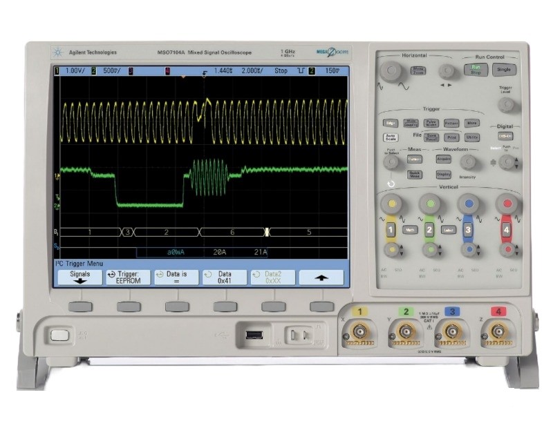 Keysight / Agilent DSO7034A Oscilloscope, 350 MHz, 4 Ch., 2 GSa/s